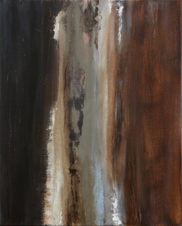 绘画 标题为“Rustic Abstract-Mod…” 由Marina Kozyr, 原创艺术品, 丙烯 安装在木质担架架上