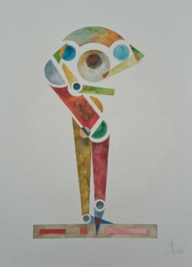 "metamorfosi en acua…" başlıklı Tablo Italo Somma tarafından, Orijinal sanat, Suluboya