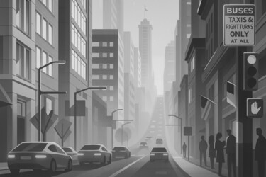 数字艺术 标题为“San Francisco Stree…” 由Frederic Bos, 原创艺术品, 数码摄影