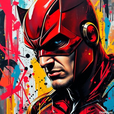 "THE DEVIL IN RED" başlıklı Dijital Sanat Otis Porritt tarafından, Orijinal sanat, 2D Dijital Çalışma