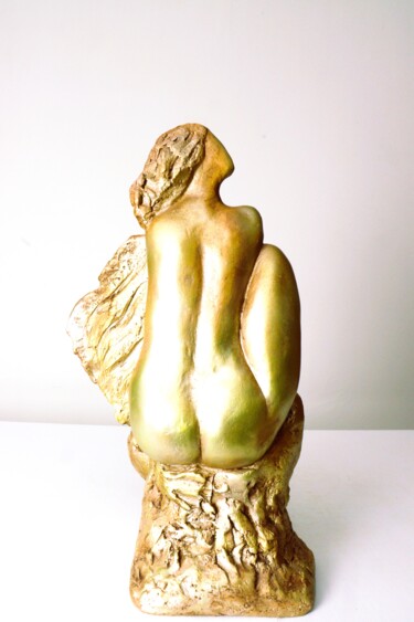 Sculpture titled "Angel of Freedom" by Chantalle Smeets, Original Artwork, Stone