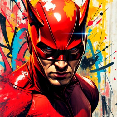 "THE DEVIL IN RED-9" başlıklı Dijital Sanat Otis Porritt tarafından, Orijinal sanat, 2D Dijital Çalışma