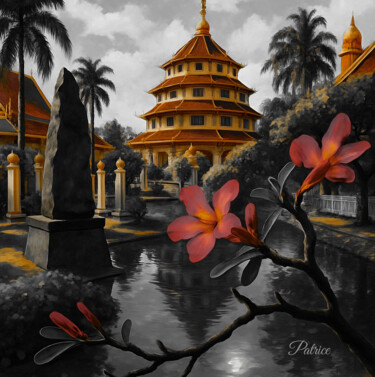 "Golden Pagoda Sanct…" başlıklı Fotoğraf Patrick John Bennett (Patrice) tarafından, Orijinal sanat, Dijital Fotoğrafçılık