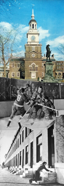 Collages titled "Independence Game R…" by Nicolas Bruneaux, Original Artwork, Collages