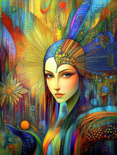 Digital Arts titled "The Serpent Crowned…" by Natalia Kaminskaya, Original Artwork, 3D Modeling