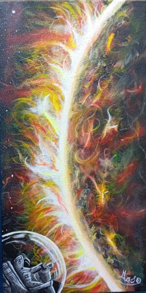 "Le fondu de l'espace" başlıklı Tablo Mose tarafından, Orijinal sanat, Akrilik