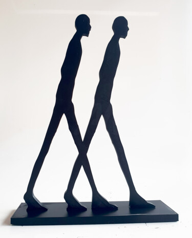 雕塑 标题为“PYB Giacometti men…” 由Pyb, 原创艺术品, 丙烯