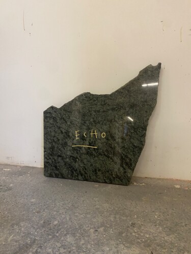 Sculptuur getiteld "Echo" door Sylvain Barberot, Origineel Kunstwerk, Steen