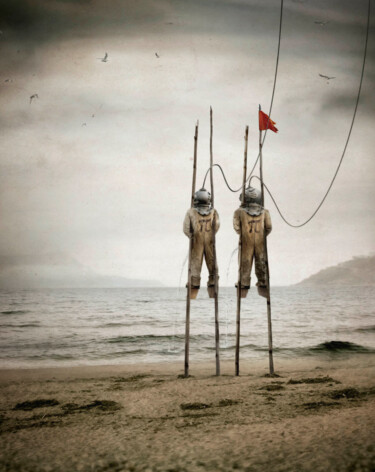 Arts numériques intitulée "PiPi con bandera ro…" par Oriol Jolonch, Œuvre d'art originale, Photographie numérique