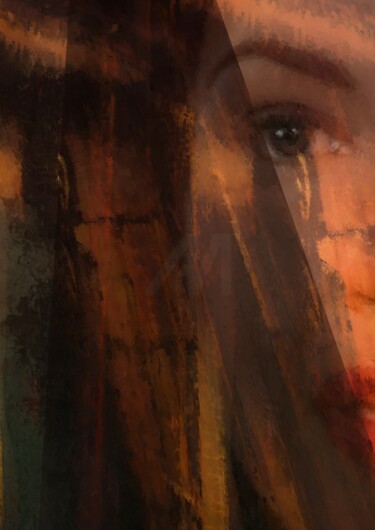 Digital Arts titled "Stare Factor" by Russell Newell, Original Artwork, 2D Digital Work