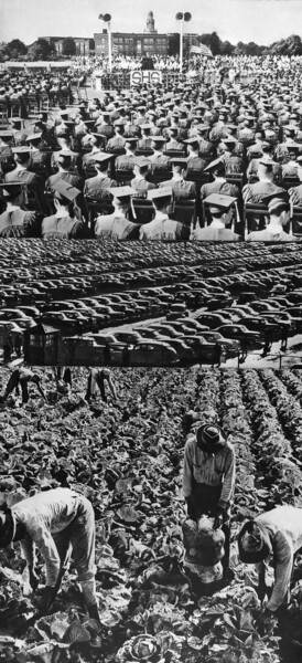 Collages titled "High Factory Harvest" by Nicolas Bruneaux, Original Artwork, Collages