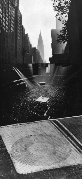 Collages titled "Cobalt Square Avenue" by Nicolas Bruneaux, Original Artwork, Collages