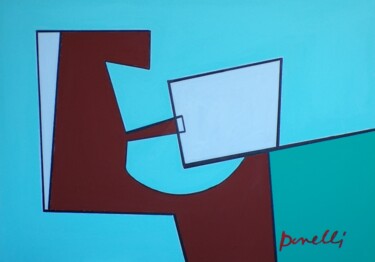 Ζωγραφική με τίτλο "COMPOSITION 13" από Gabriele Donelli, Αυθεντικά έργα τέχνης, Ακρυλικό Τοποθετήθηκε στο Άλλος άκαμπτος πί…