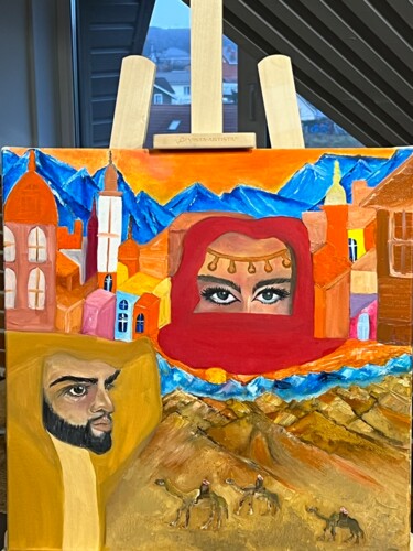 Painting titled "«В ожидании солнца»…" by Sabina Arutunyan, Original Artwork, Oil