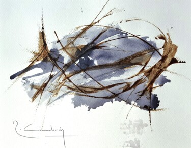 绘画 标题为“Earth and grey XVIII” 由Miguel Robledo Cimbrón, 原创艺术品, 颜料