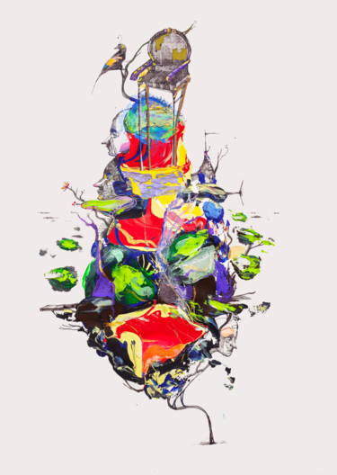 "Filosofía" başlıklı Tablo Frank David Valdés tarafından, Orijinal sanat, Akrilik