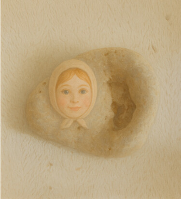 Digital Arts titled "Matryoshka-HagStone…" by Liudmila Skripkina, Original Artwork, AI generated image