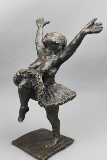 Skulptur mit dem Titel "équilibre éphémère" von Audrey Fléchet, Original-Kunstwerk, Bronze