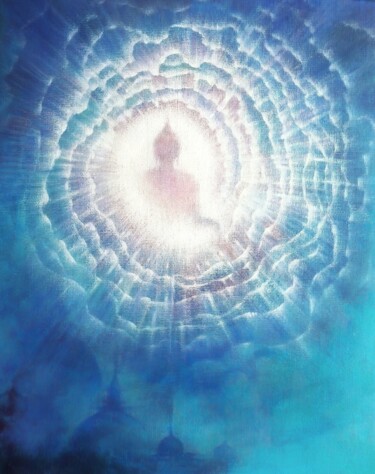 Painting titled "Maitreya" by Anna Gorlight, Original Artwork, Acrylic