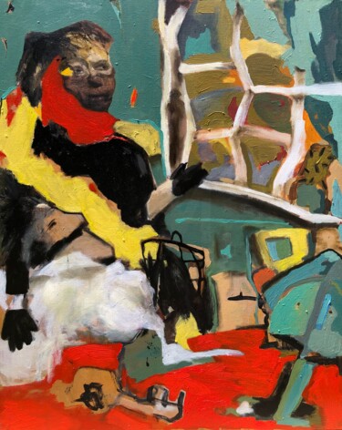 Ζωγραφική με τίτλο "You stole my sun" από Sopo Simonishvili, Αυθεντικά έργα τέχνης, Ακρυλικό