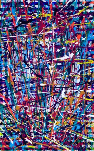 Peinture intitulée "la joie des couleurs" par Jean-Philippe Harant, Œuvre d'art originale, Acrylique Monté sur Châssis en bo…