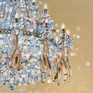 Peinture intitulée "Under the Ballerina…" par Victoria Lyubelle, Œuvre d'art originale, Acrylique Monté sur Châssis en bois