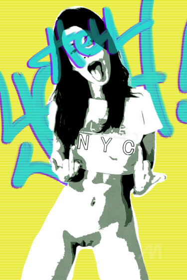 Digitale Kunst mit dem Titel "#CL-01LK" von V'Nian Purks, Original-Kunstwerk, Digitale Collage