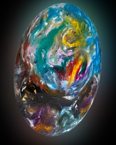 "Pisces exchange" başlıklı Tablo Hayk-Philipp Sevumyan tarafından, Orijinal sanat, Petrol