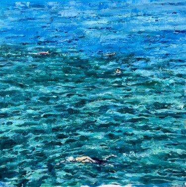 "CERCLE 1" başlıklı Tablo Bernardita Castillo tarafından, Orijinal sanat, Petrol Ahşap Sedye çerçevesi üzerine monte edilmiş