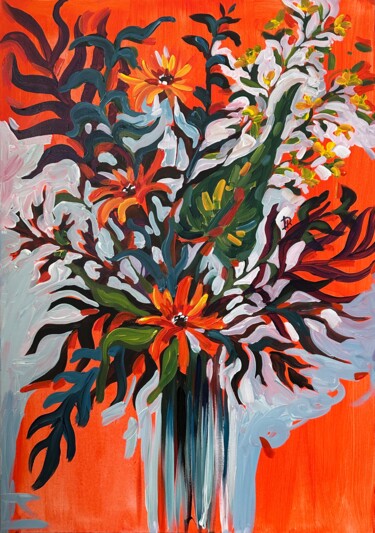 "VISHUDDHA" başlıklı Tablo Darina Komorowski tarafından, Orijinal sanat, Akrilik