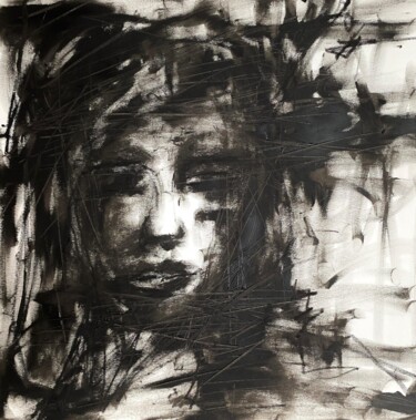 Painting titled "RITROVARSI ANCORA" by Silvana Di Vora, Original Artwork, Oil Mounted on Wood Stretcher frame