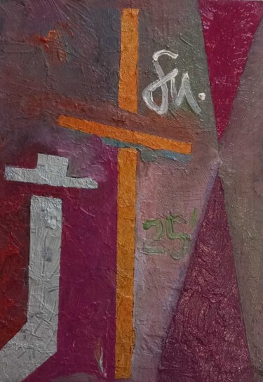 Malerei mit dem Titel "Этюд N⁰1 "Дон Кихот"" von Milan Dzurdzevic, Original-Kunstwerk, Öl