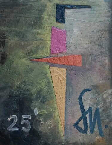 Malerei mit dem Titel "Этюд N⁰2 "Балет"" von Milan Dzurdzevic, Original-Kunstwerk, Öl