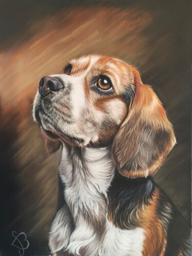 "Tendresse" başlıklı Tablo Sandra Bouscarle tarafından, Orijinal sanat, Pastel Karton üzerine monte edilmiş