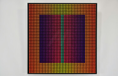 Skulptur mit dem Titel "Highway of unconsci…" von Nazar Symotiuk, Original-Kunstwerk, Acryl Auf Metall montiert