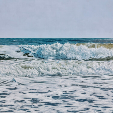 "The Tide Rushes In" başlıklı Tablo Christopher Witchall tarafından, Orijinal sanat, Petrol Ahşap Sedye çerçevesi üzerine mo…