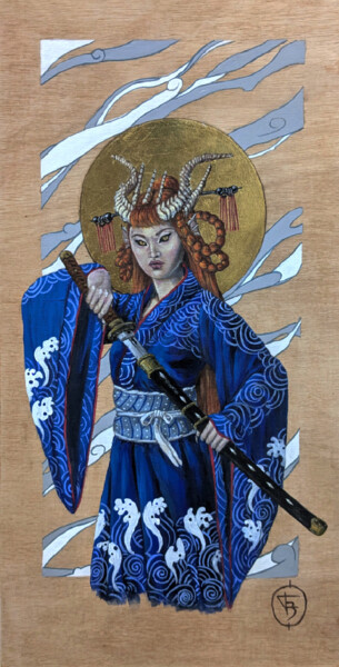 "Nagare" başlıklı Tablo Frédéric Bautias tarafından, Orijinal sanat, Akrilik