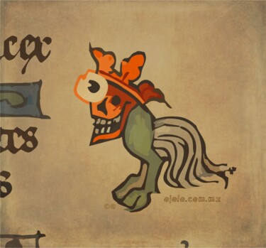 Digital Arts titled "mostrojo medieval 22" by Ojolo, Original Artwork, Digital Painting