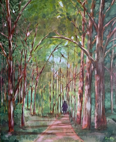 "Promenons nous..." başlıklı Tablo Benedicte De Crépy Dubarry tarafından, Orijinal sanat, Akrilik