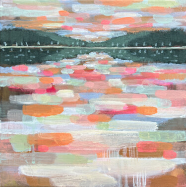 Painting titled "Magical Place VI" by Alissa Kim Tjen, Original Artwork, Acrylic Mounted on Wood Stretcher frame