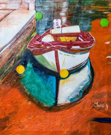 "under the bridge of…" başlıklı Tablo Younes Sari tarafından, Orijinal sanat, Petrol Ahşap Sedye çerçevesi üzerine monte edi…