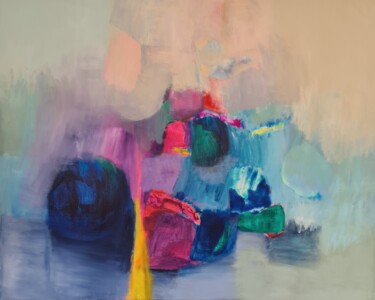 Malerei mit dem Titel "Equilibrium" von Wioletta Gancarz, Original-Kunstwerk, Acryl