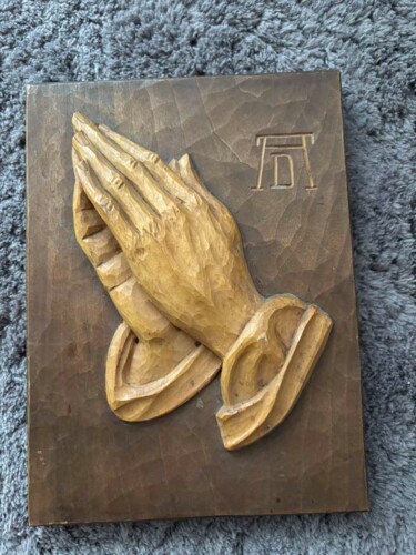 "Betende Hände (im S…" başlıklı Heykel Ivan Shandro tarafından, Orijinal sanat, Ahşap