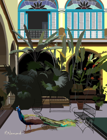 2025-11-01 Cuba-La Havane-Hôt Marques de Prado Ameno-le Paon