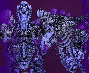 Arts numériques intitulée "Цветочная душа" par Varu Kadis, Œuvre d'art originale, Peinture numérique