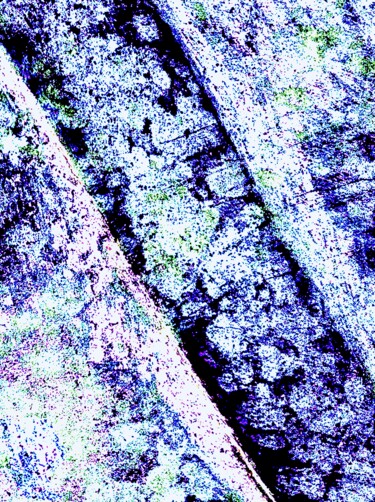 Fotografie mit dem Titel "Verdigris 78a3" von Ken Lerner, Original-Kunstwerk, Digitale Fotografie