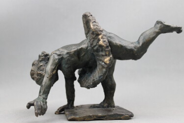 Sculpture intitulée "envol inattendu" par Audrey Fléchet, Œuvre d'art originale, Bronze