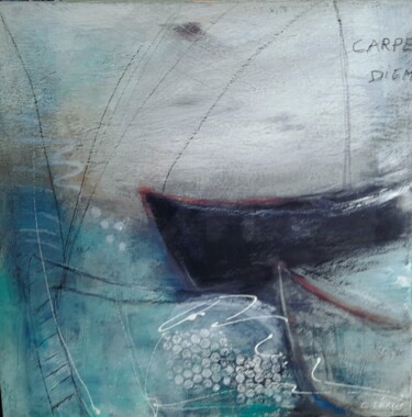 Картина под названием "Carpe diem" - Christine Leger, Подлинное произведение искусства, Акрил