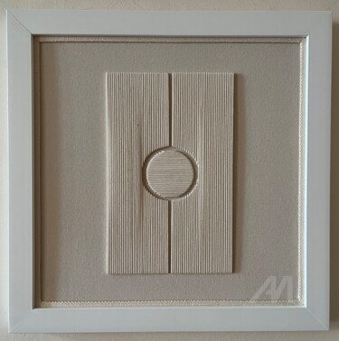 纺织艺术 标题为“ÉTUDE•X” 由Bajka Mourier, 原创艺术品, 布 安装在其他刚性面板上