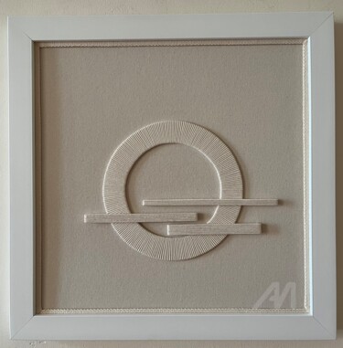 纺织艺术 标题为“ÉTUDE•XII” 由Bajka Mourier, 原创艺术品, 布 安装在其他刚性面板上